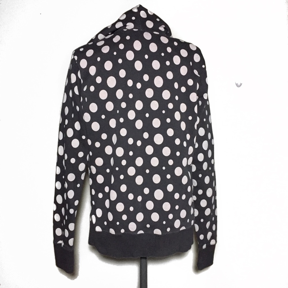 Nike Gray Polka Dot Kids Hoodie XL 16 18 - Picture 5 of 8